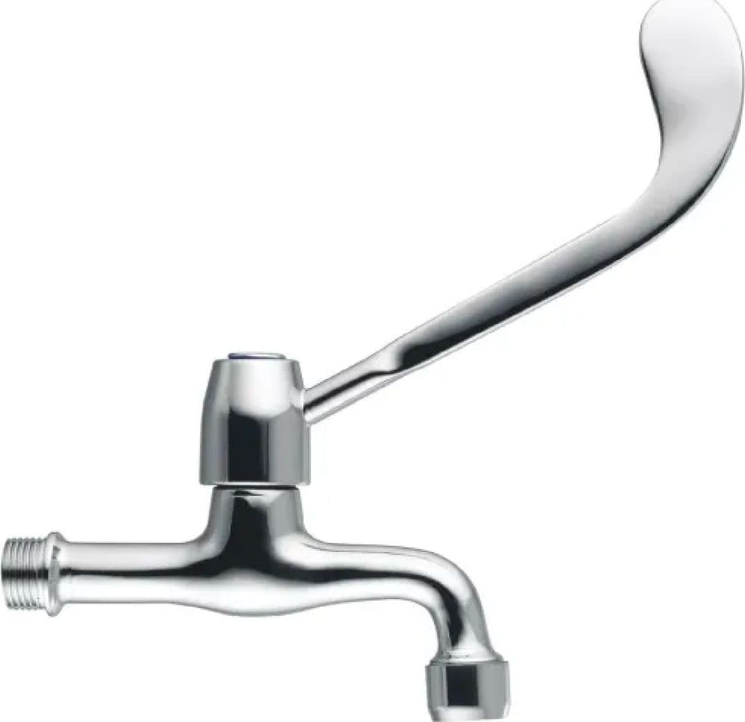 Rubinetto Lavello a Muro Leva Clinica 1/2 Idroweb - 2