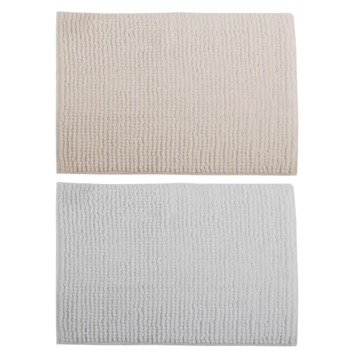 Tappetino da Bagno Modello Chenille CM.60 x 90 Grigio Idroweb - 2