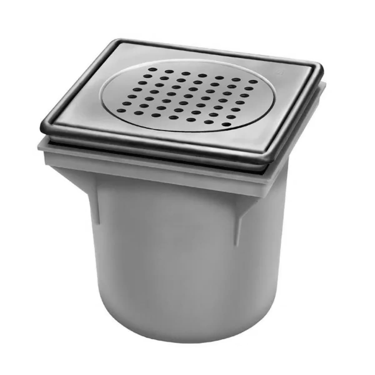 Piletta in ABS con Griglia in Acciaio INOX 316 200 x 200 mm Gebo Italia - 2
