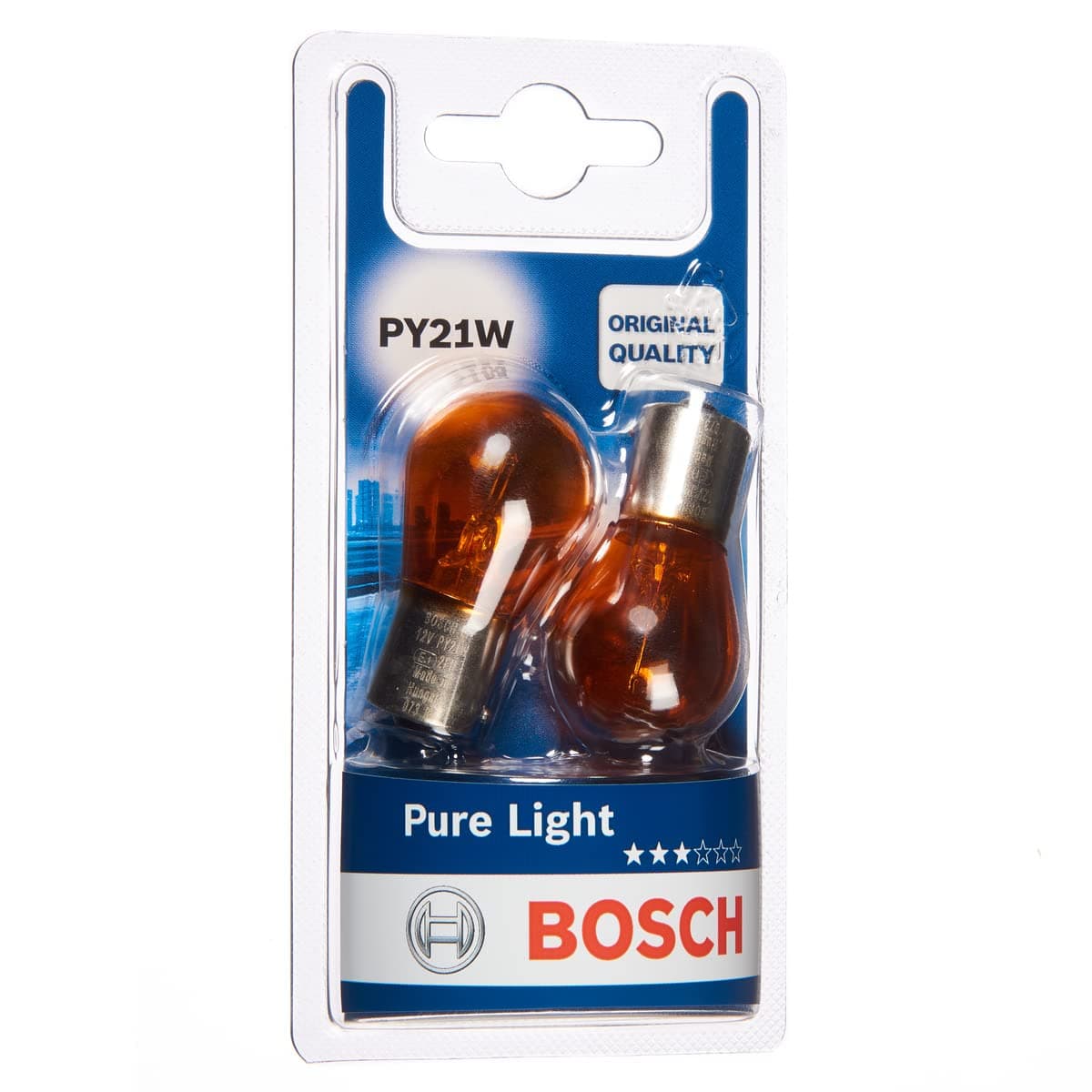 LAMPADINA PER FRECCE DIREZIONALI P21W - 12 V - 21 W - 2 pezzi  - BOSCH