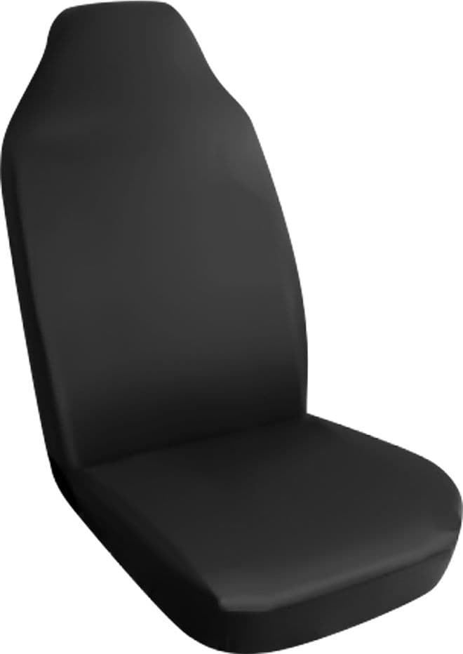COPRISEDILE SINGOLO 'PARIGI' elasticizzato - tessuto in cotone - nero  - BricoGo – Senza Marca