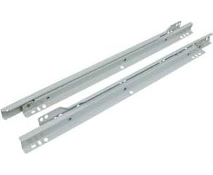 Guide Scorrevoli per Cassetti Bianche 40 cm 5 Paio Telese - 2