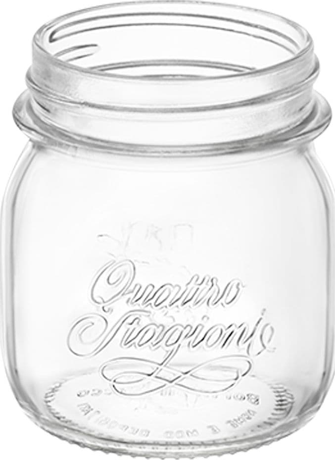 VASO ERMETICO IN VETRO PER ALIMENTI 'QUATTRO STAGIONI' 250 ml- 6 pezzi  - BORMIOLI – Bormioli Rocco