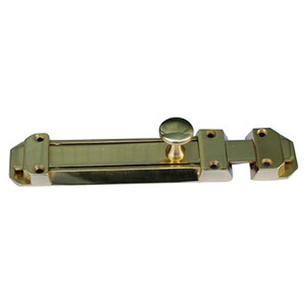 Catenaccio Orizzontale in Ottone 150 mm Oro – Idroweb