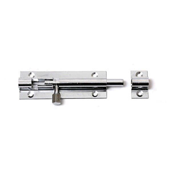 Catenacciolo a Cannone in Ottone 120 mm Cromo 10 Pezzi - 2