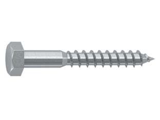 Vite Tirafondi per Legno Classe 4,8 DIN 571 UNI 704 Zincata 5 Cod 495462 - 2