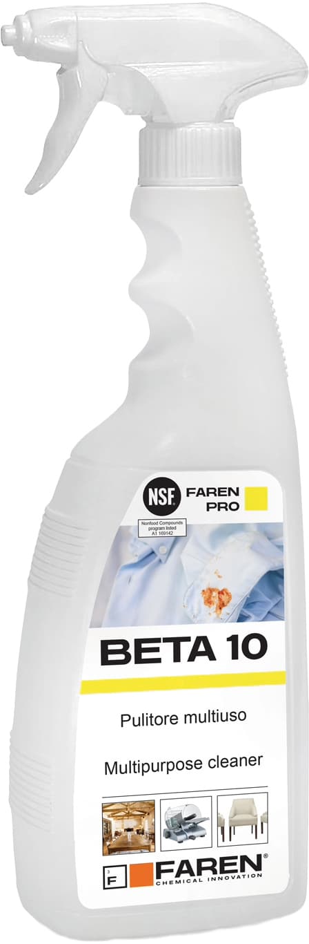 Pulitore Multiuso per Tessuti Beta 10 Ml. 750 Faren - 2