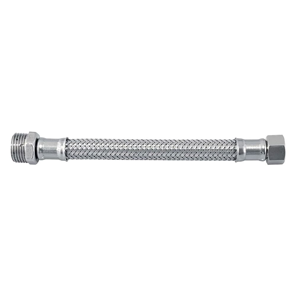 Flessibile in Acciaio Inox M 1/2 X F 30 cm – Senza Marca