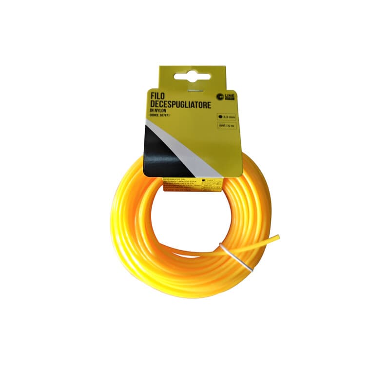 Filo Decespugliatore Tondo Yellow R MM3.3 x 15MT - 2