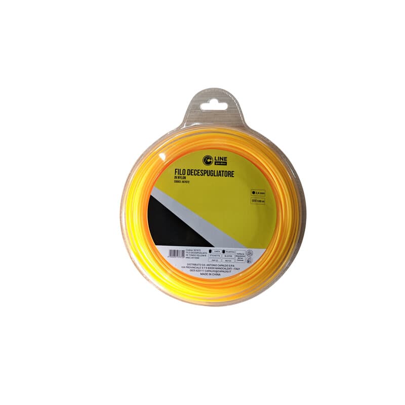 Filo Decespugliatore Tondo Yellow R MM2.4 x 100MT - 2