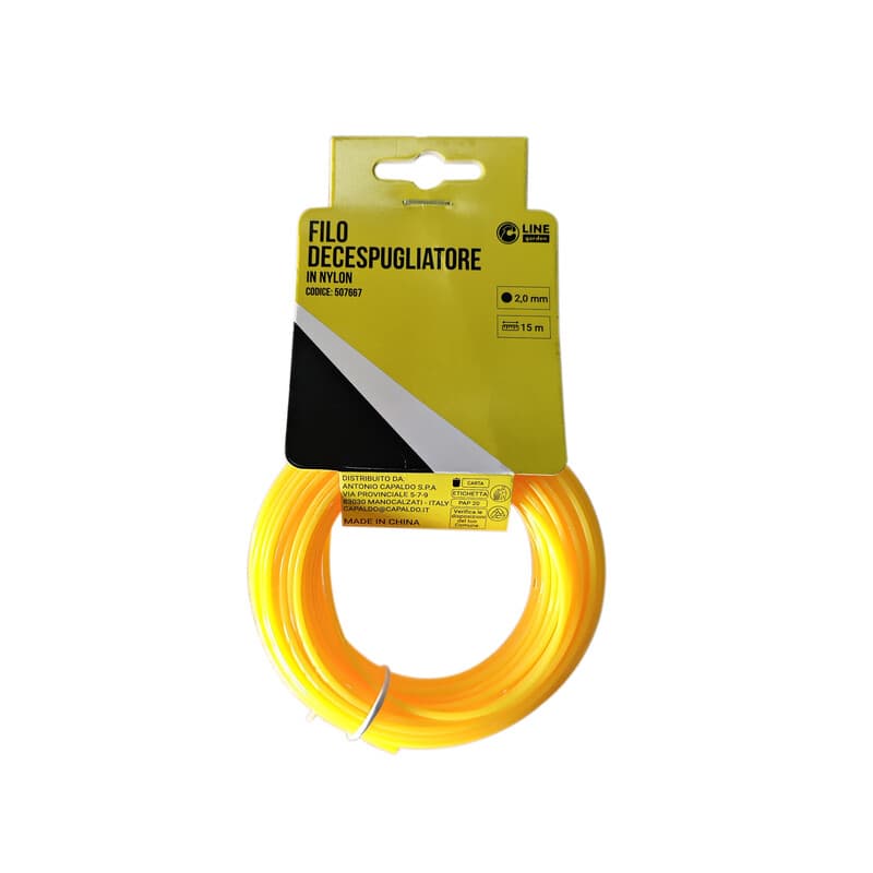 Filo Decespugliatore Tondo Yellow R MM2.0 x 15MT - 2