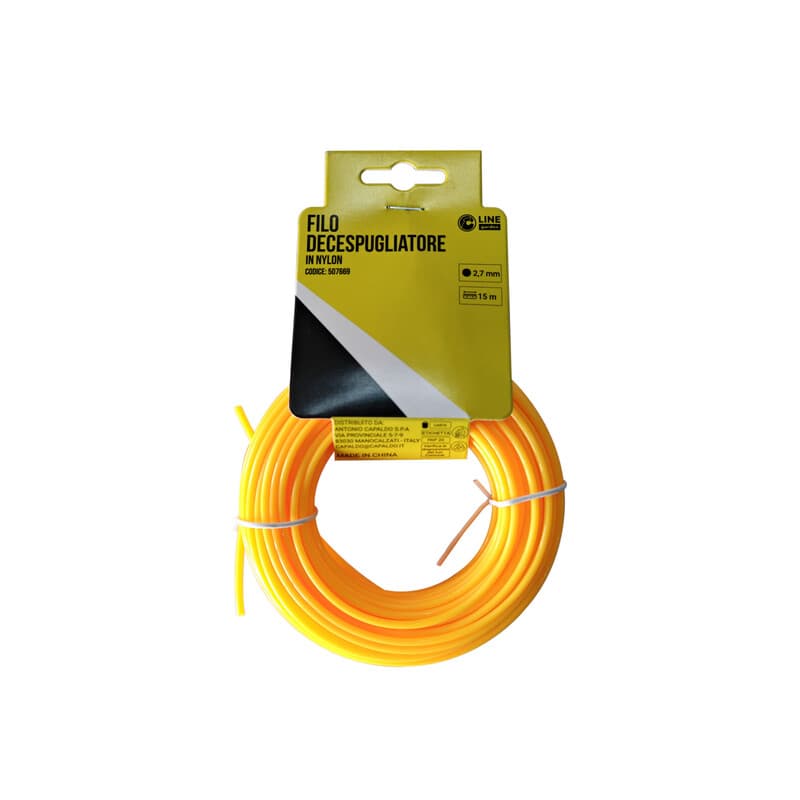 Filo Decespugliatore Tondo Yellow R MM2.7 x 15MT - 2