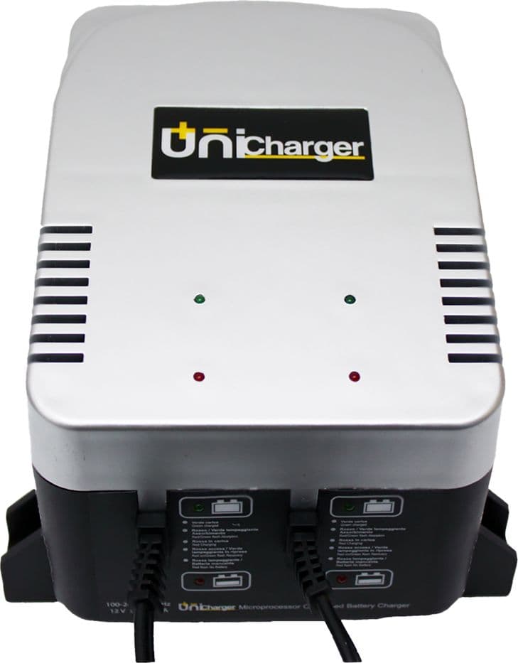 Caricabatteria Mantenitore da Muticharger 2 100v a 240v Out 2 Uscite 12v, - 2