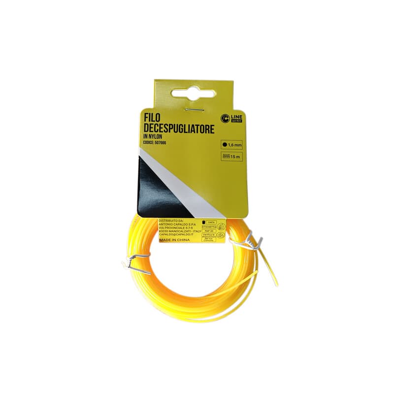 Filo Decespugliatore Tondo Yellow R MM1.6 x 15MT - 2