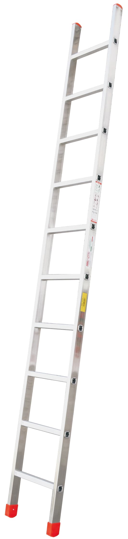 Scala in Alluminio a 1 Elemento ED1 Gradini N°8 cm 245 Marchetti - 2