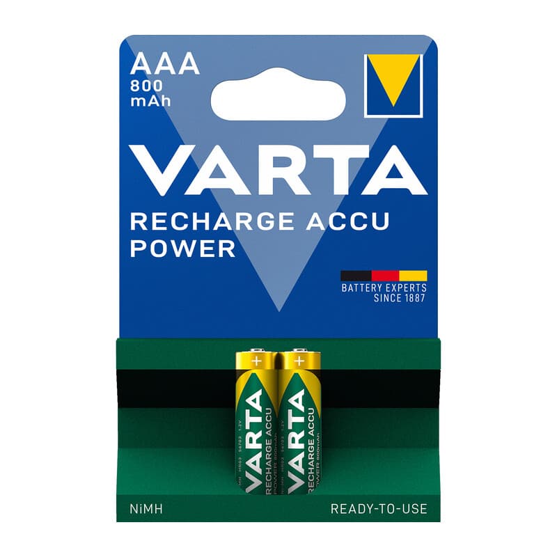 Varta Batt Ricaricabile Ministilo 800MAH Bl 10 Confezioni - 2
