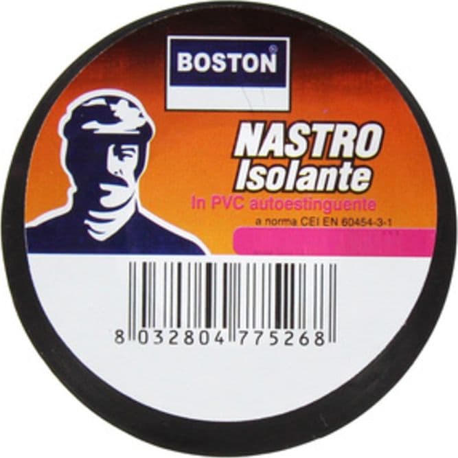 Nastro Isolante Nero 50MMX25M Boston Italia Boston 3 Pezzi - 2
