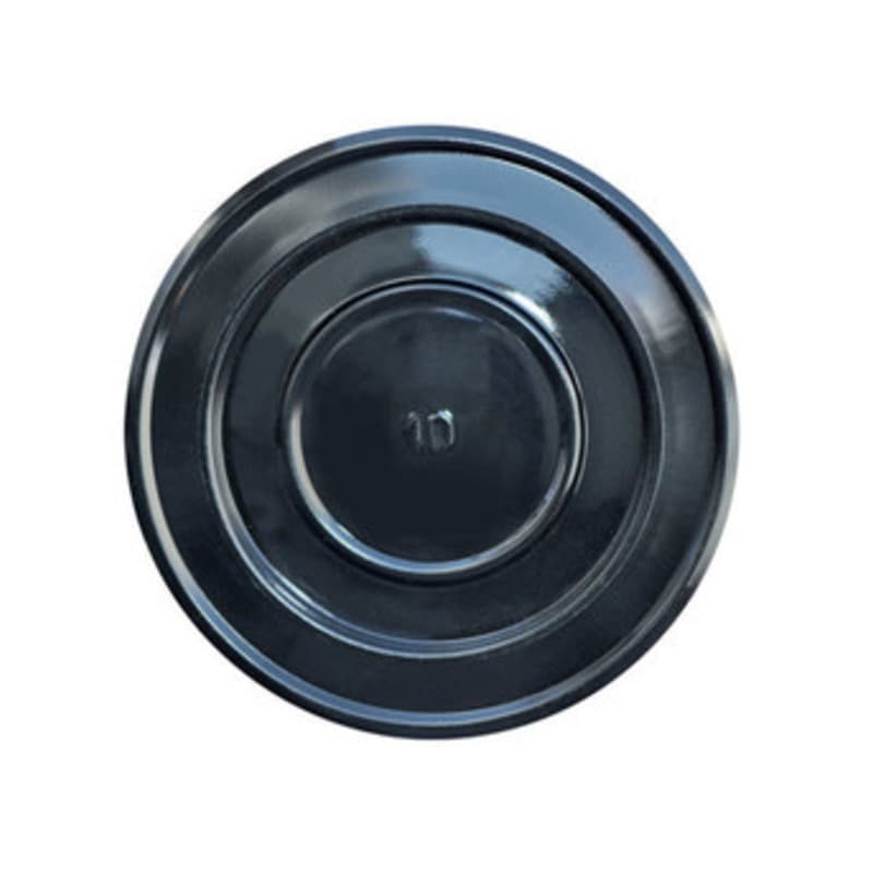 Rosone per Tubo di Stufa Ø 10 cm Nero - 2