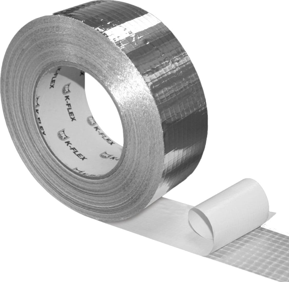 Nastro Adesivo in Alluminio Retinato H 50 mm x 50 m KFL - 2