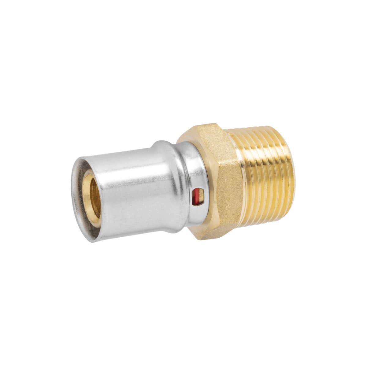 Raccordo Diritto Maschio Pressare per Tubo Multistrato AP101 32 x 3 APE - 2