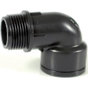 Raccordo Poliprop Gomito 90 Masch Femm ¾ 25 Pezzi - 2