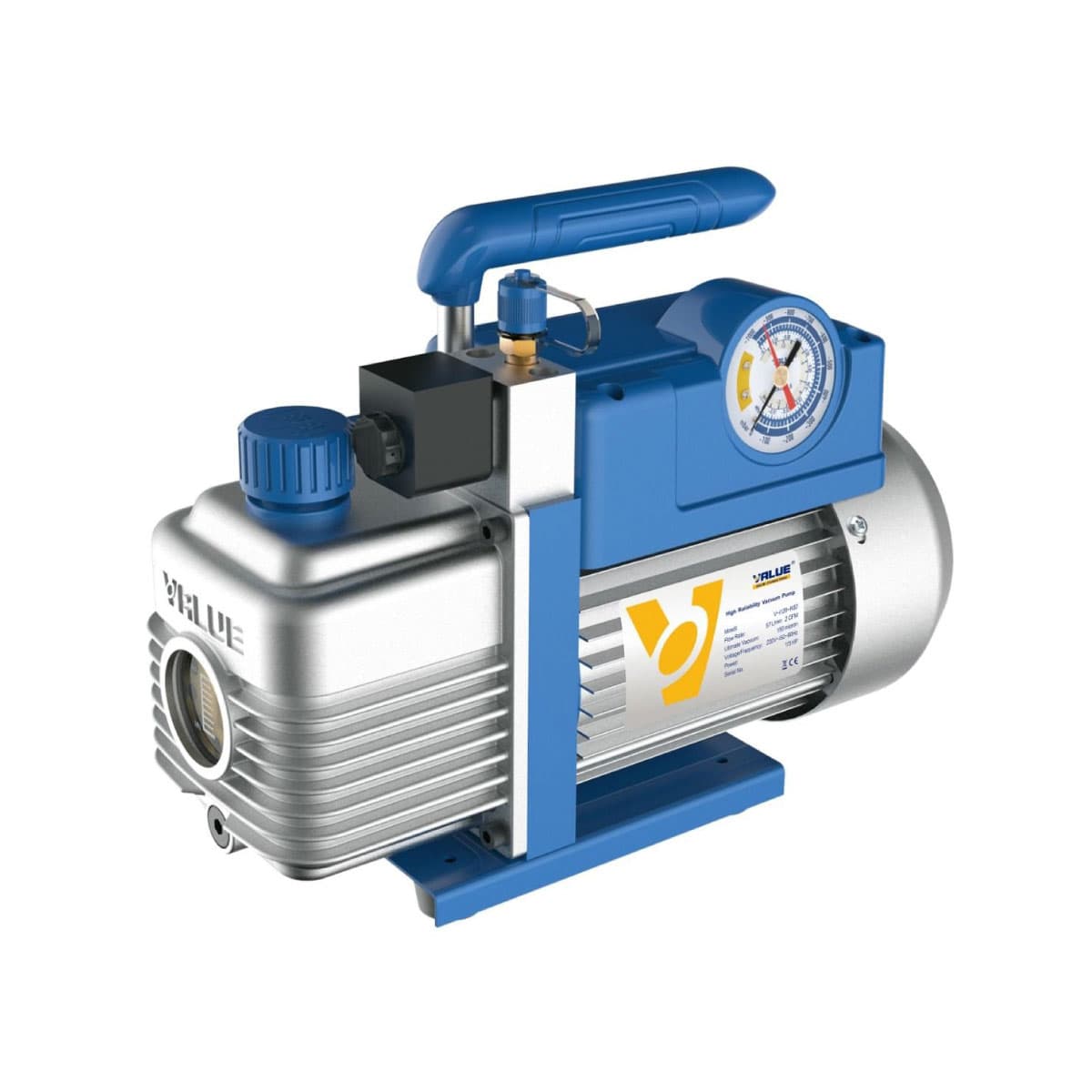 Pompa Vuoto Doppio Stadio I220 R32. Portata 51L Min DIM.318 x GER - 2