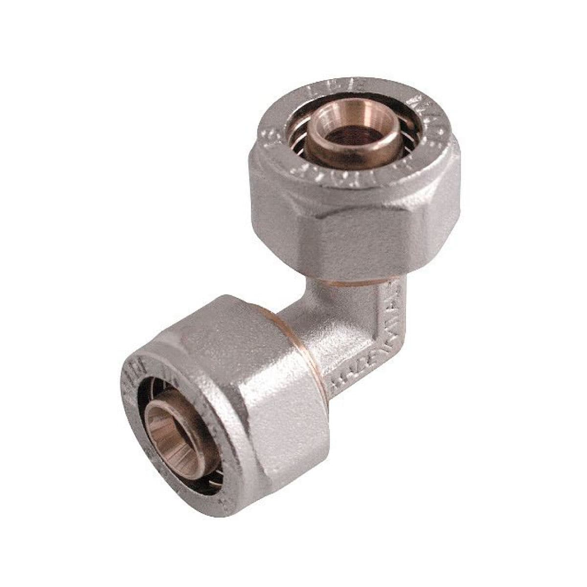 Raccordo Curvo Intermedio a Stringere per Tubo Multistrato 751F Ø 16 APE - 2