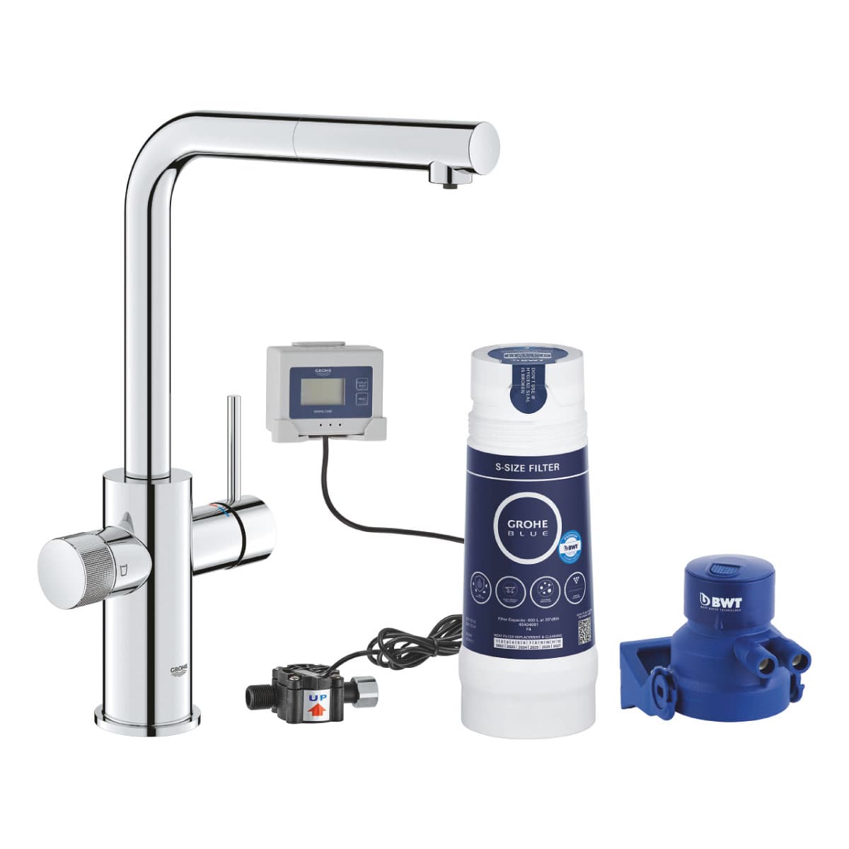 Rubinetto Miscelatore Monocomando 2 in 1 per Lavello Blue Pure Minta ? GRO - 2