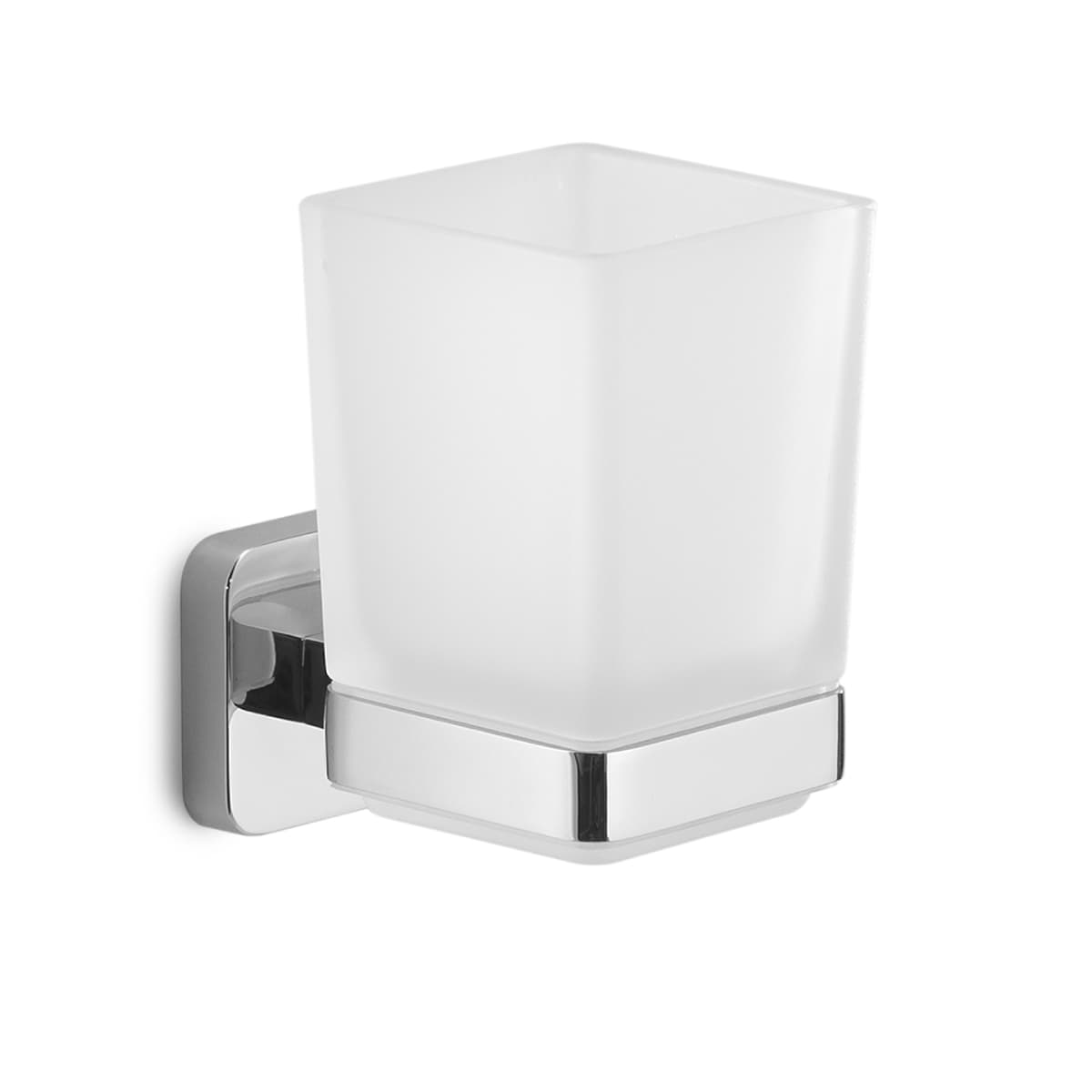 Porta Spazzolini da Parete in Acciaio Dim. Cm (Lxpxh): 6,4 x 9,7 x 10,5 GDY - 2