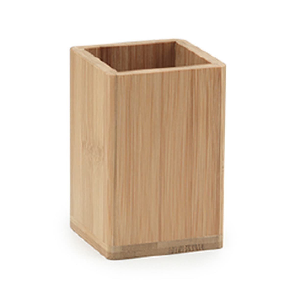 Porta Spazzolini da Appoggio Dim. Cm (Lxpxh): 7,4 x 7,4 x 11 Legno GDY - 2