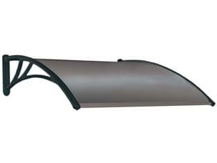 Pensilina in Policarbonato Alveolare Fume' 160 CMX120X28H. Vette - 2