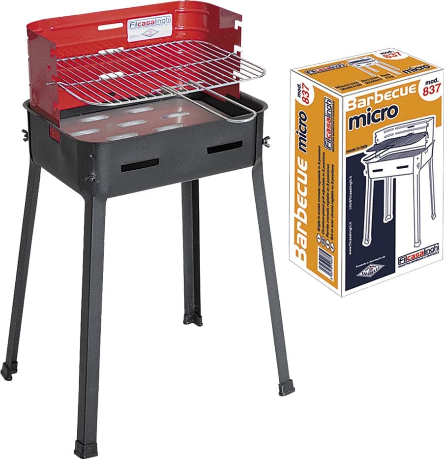 Barbecue Rettangolare Filcasalinghi 837 Micro 27 X 37 X 68 cm - 2