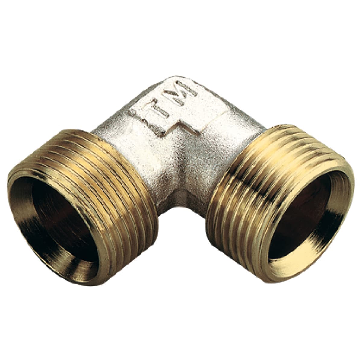 Raccordo Curvo Intermedio in Ottone Giallo Modello Waterblock Gn ¾ TIM - 2