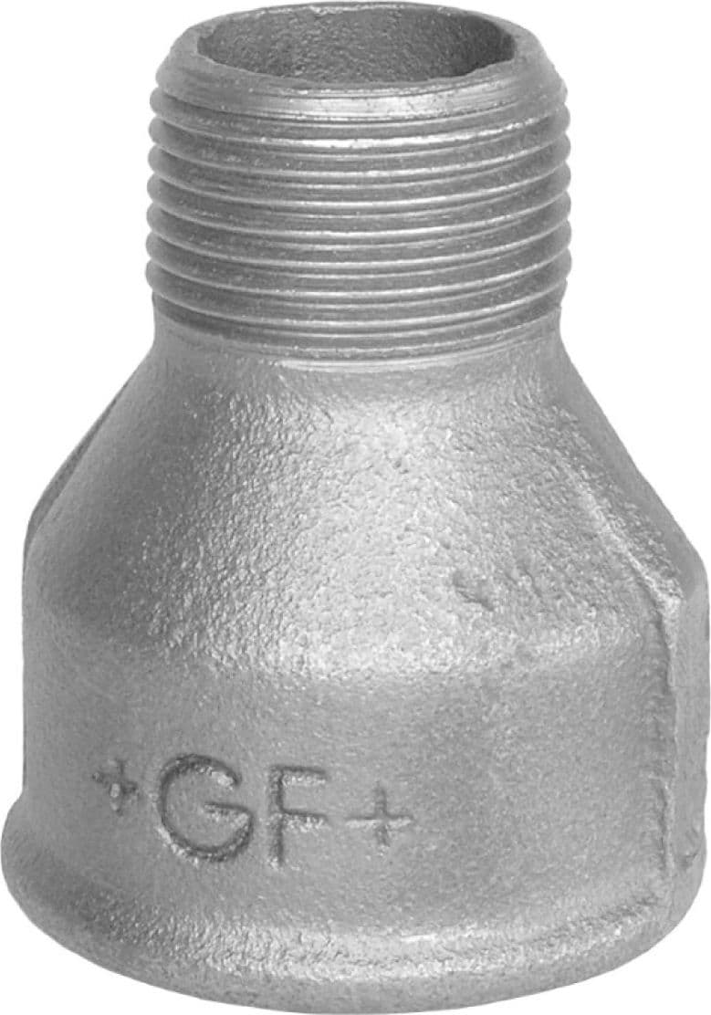 Raccordo Ridotto Maschio Femmina in Ghisa Malleabile Zincato F3/4xm1/2 GFG - 2