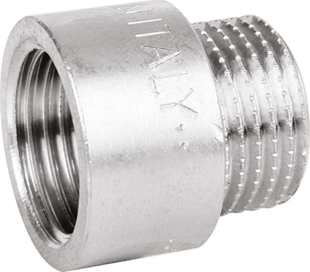 Raccordo Diritto Maschio Femmina in Ottone Cromato Serie 1500 3/4 x 40 mm - 2