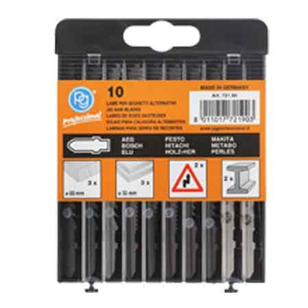 Set Lame per Seghetto Alternativo Att. Bosch Pg Professional 10 Pezzi - 2