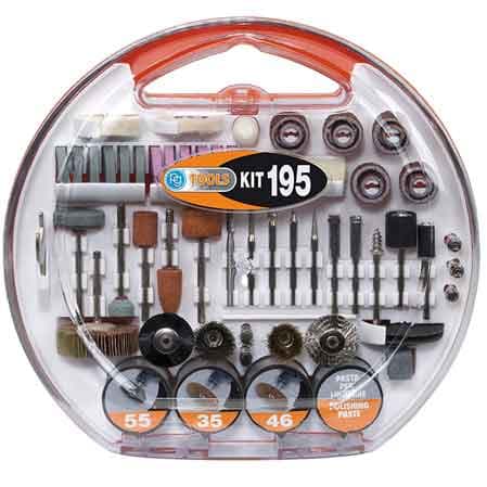 Set Accessori per Mini Trapano PG195A Pg Professional 195 Pezzi - 2
