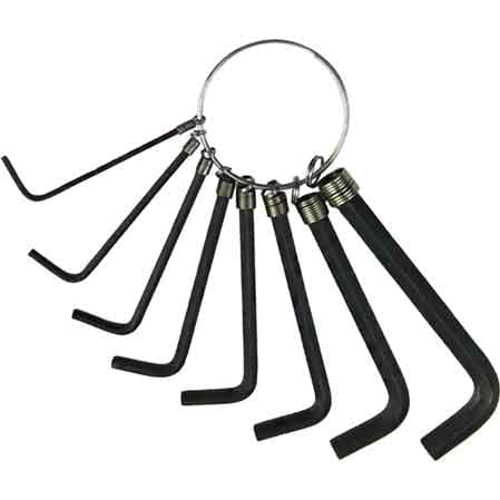 Serie Chiavi Maschio Esagonale Mm 2÷10 8 Pezzi - 2