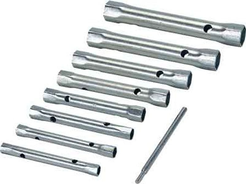 Serie Chiavi a Tubo Doppia Mm 8X9÷16 17 6 Pezzi - 2
