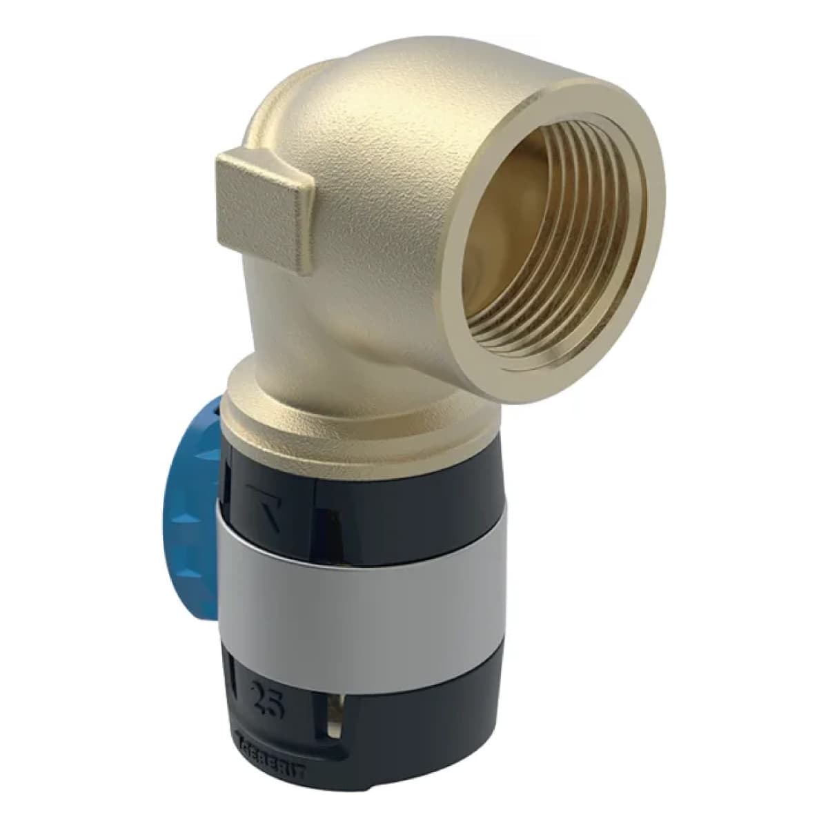 Curva di Passaggio 90 ° Flowfit con Filetto Femmina Geberit GEB620541001 - 2
