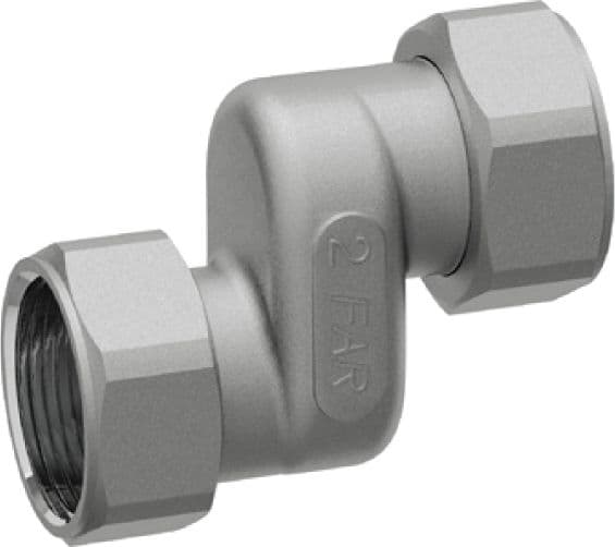 Raccordo Eccentrico per Defangatore 3/4 Femminaf 20 mm Far Rubinetterie - 2