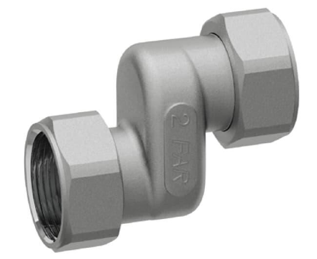 Raccordo Eccentrico per Defangatore ¾ Femminaf 20 mm Far Rubinetterie - 2
