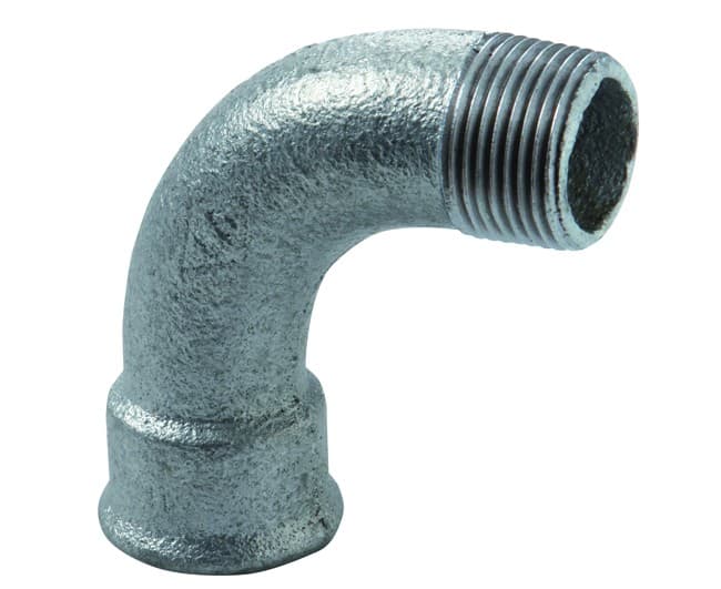 Raccordo Curvo 90 ° Maschio Femmina in Ghisa Georg Fisher PO111 2ZC - 2