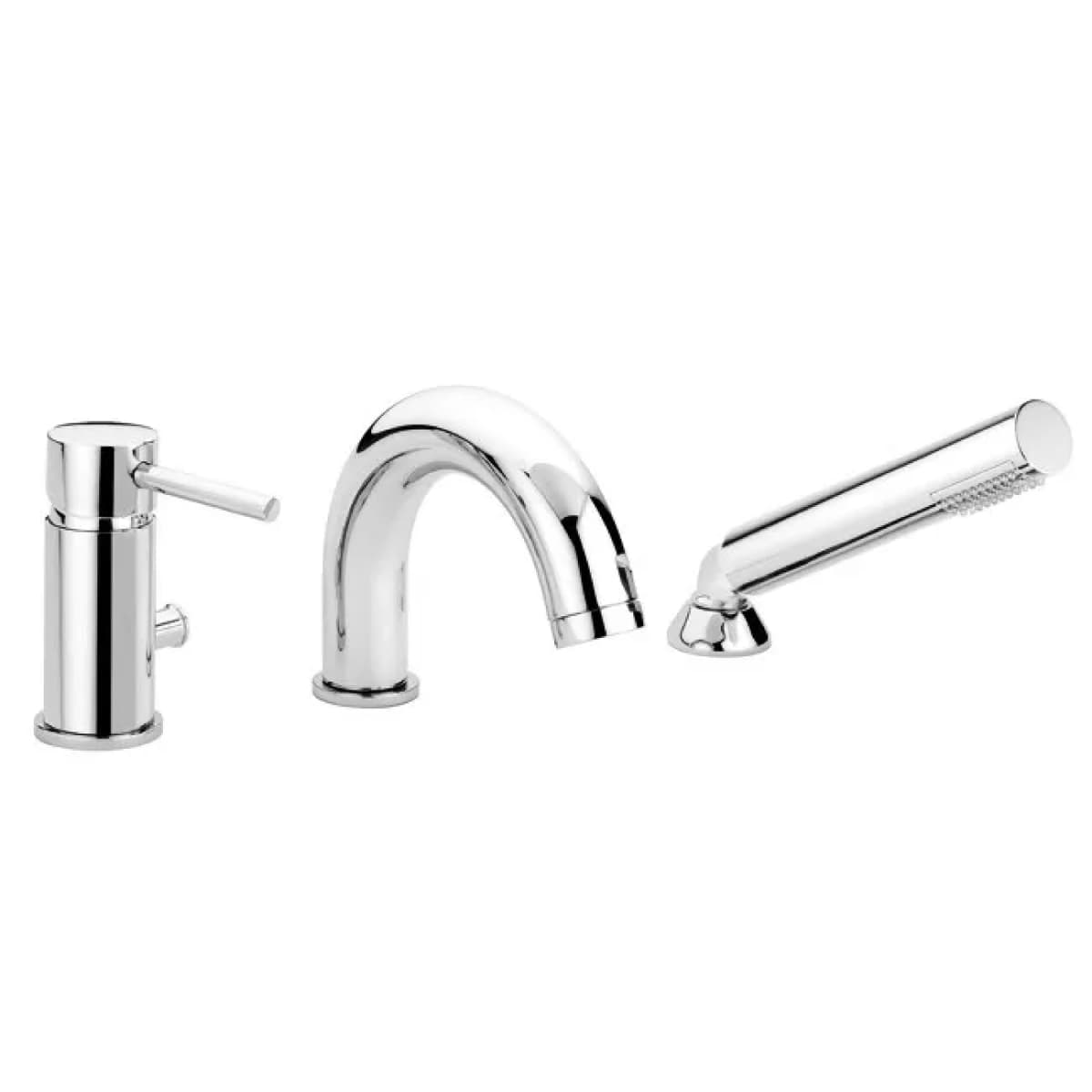 Rubinetto Miscelatore Monocomando Bordo Vasca C Doccia Rubinetteria Paffoni - 2