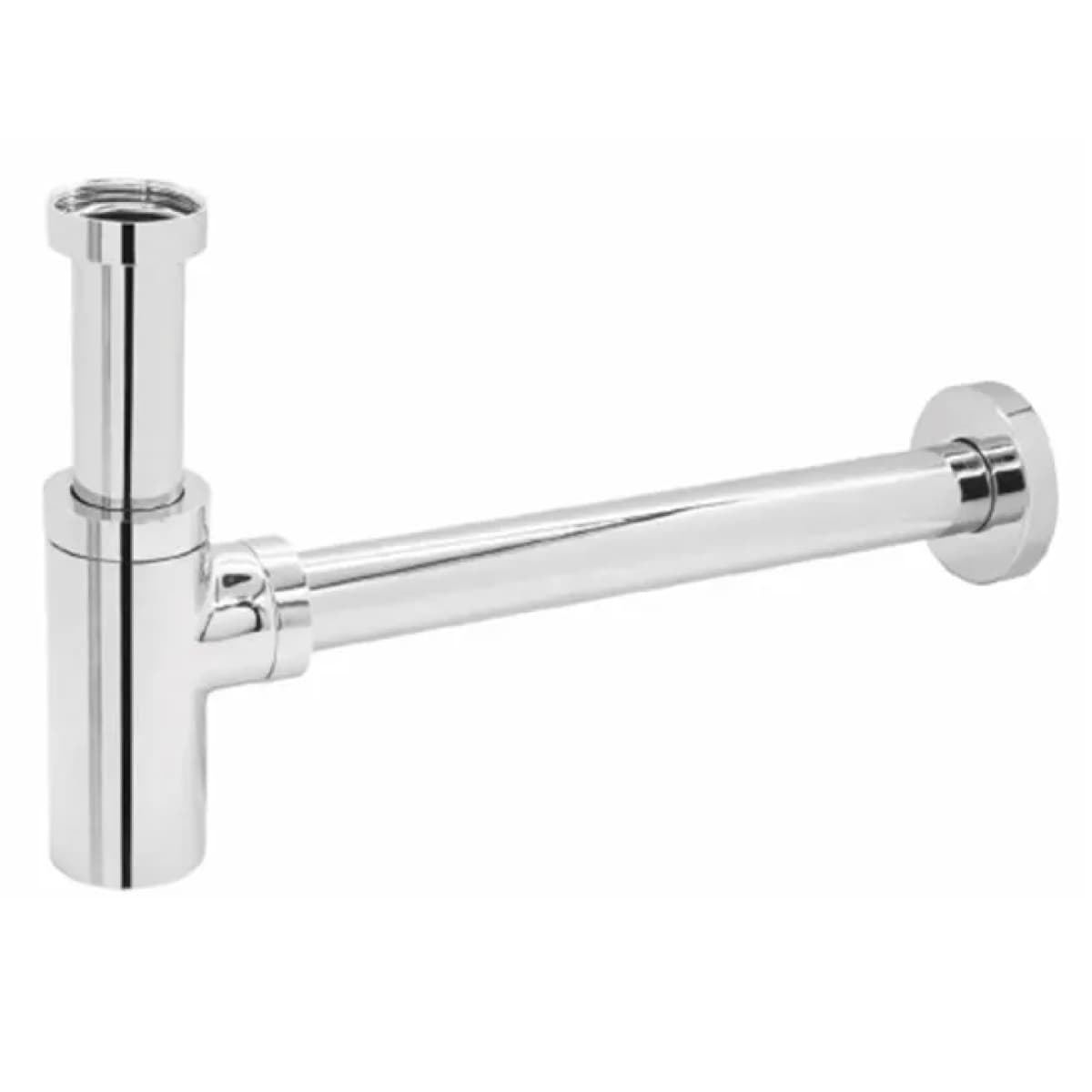 Sifone Tondo in Ottone Cromato Modello Visual 1¼ x 32 mm Idroweb - 2