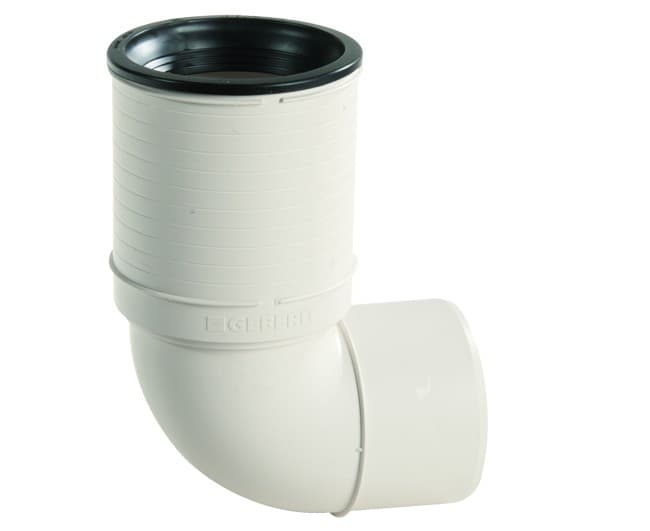 Curva Scarico WC Prolungata Innesto Silent Ø 90 Geberit - 2