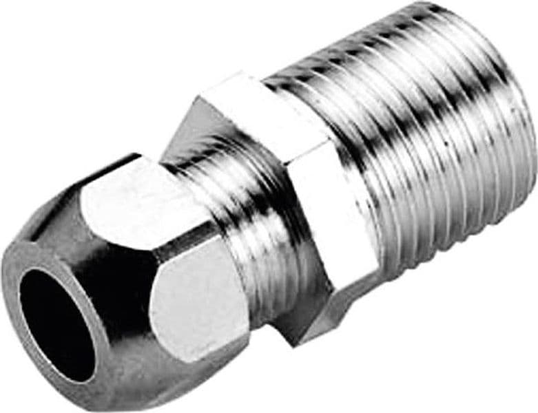 Raccordo Diritto Maschio a Tenuta Ptfe per Tubo Rame Cromato 2003 810CR - 2