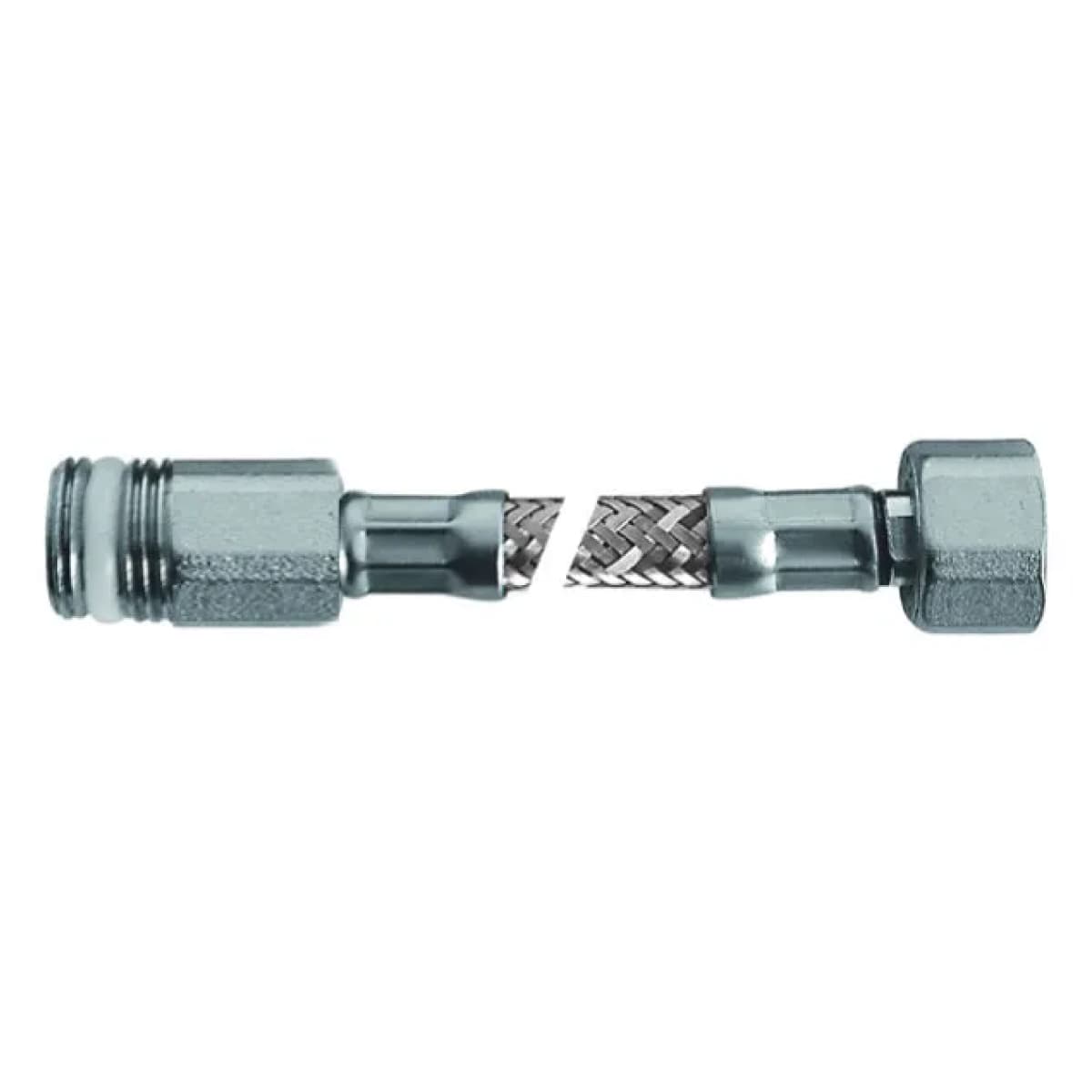 Tubo Flessibile in Acciaio Inox Maschio Attacco Maschio Prolungato PMF1 230 - 2