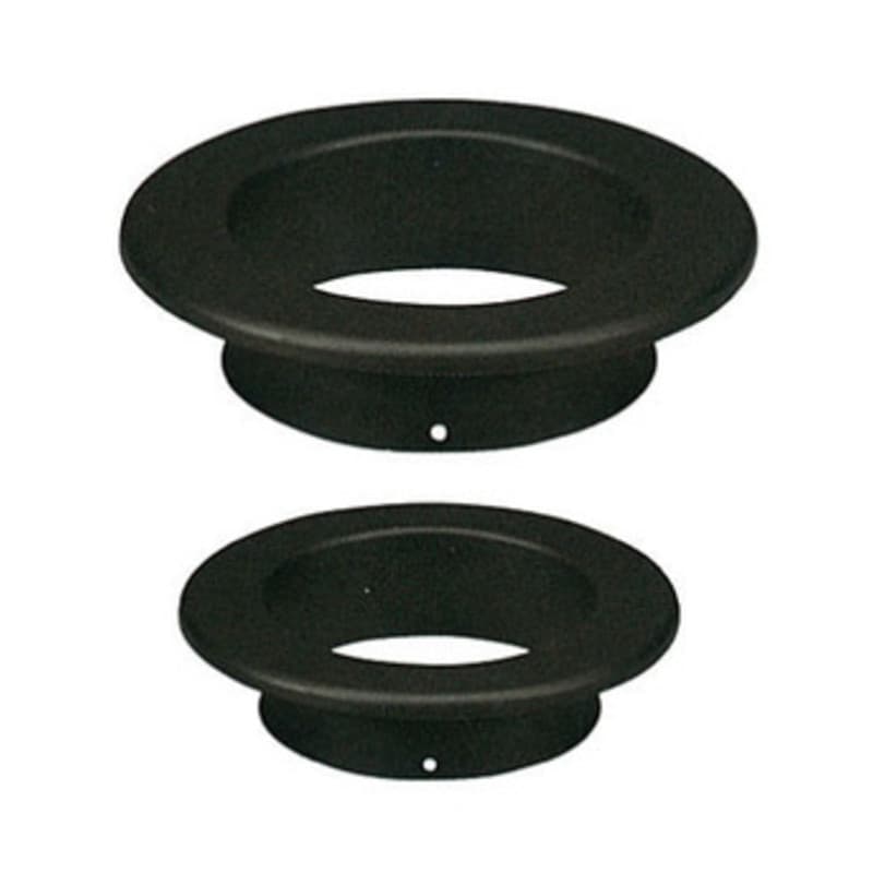 Rosone Plus Ø 13 cm Nero Opaco - 2