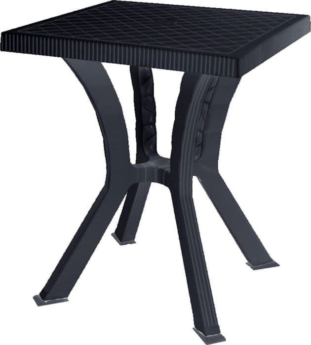 Tavolo Rigoletto Elite Cm 60 x 60 Antracite - 2